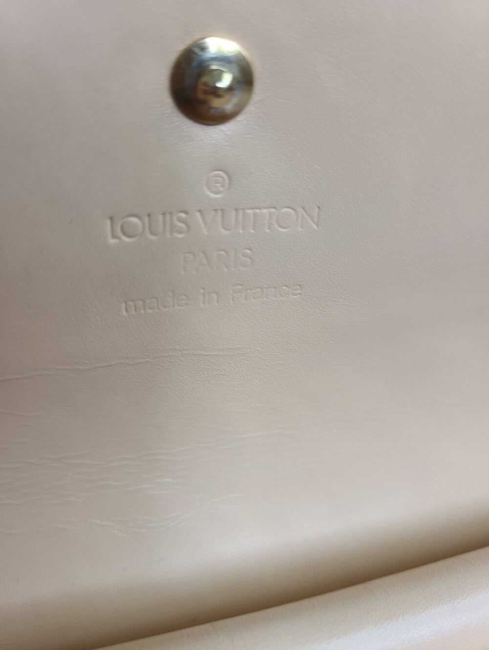 Louis Vuitton White Multicolor Monogram Canvas Clutch with Brown Trim - Picture 5 of 7